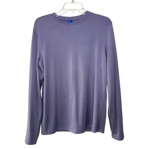 Kit and Ace Long Sleeve Shirt Size Small Grey Periwinkle